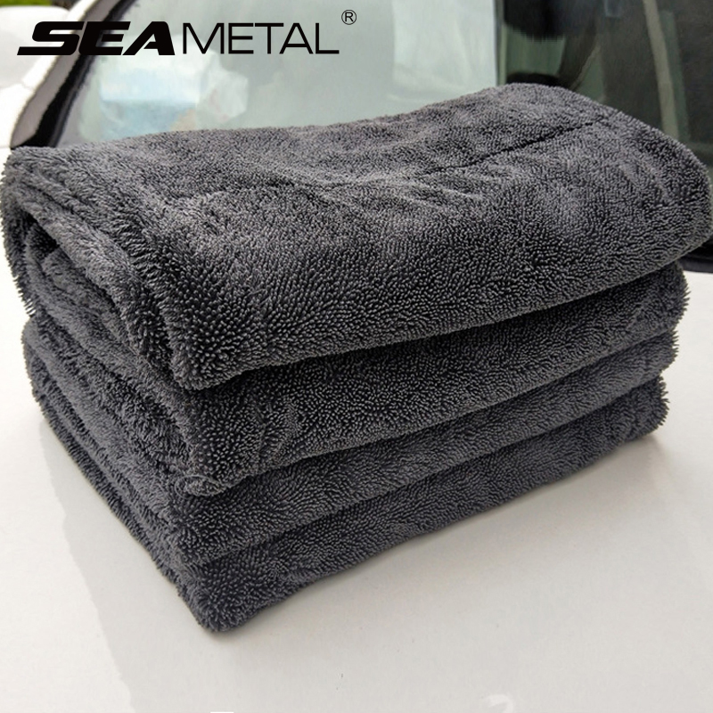 Microfiber Car Drying Towel Super Absorbent - Car Wash Towel 1200GSM Double Sided