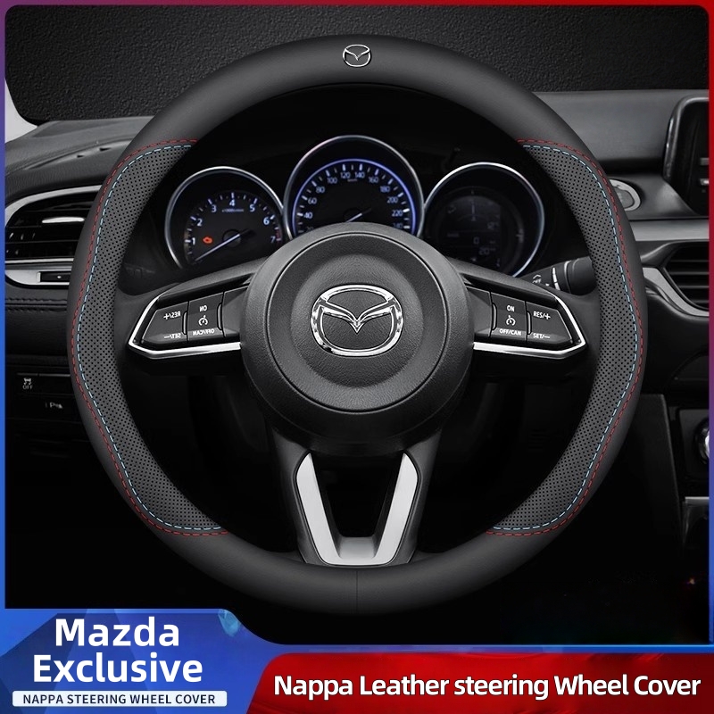 Leather Breathable Car Steerin - Car Steering Wheel Cover Anti Slip Breathable 评论和价格