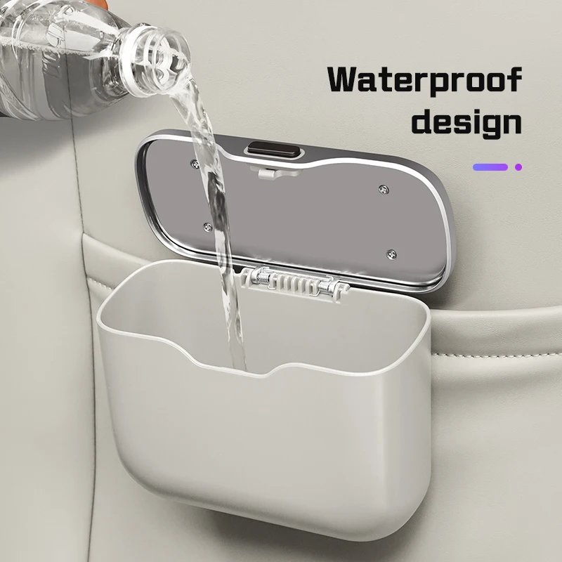 Car Trash Can Portable Hanging - Waterproof Car Trash Can With Lid 评论和价格