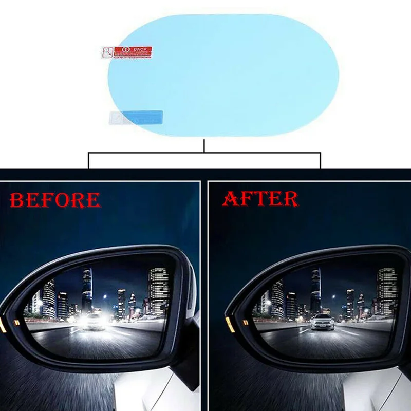2PCS Car Sticker Rainproof Fil - Anti Glare Car Rearview Mirror Film 评论和价格