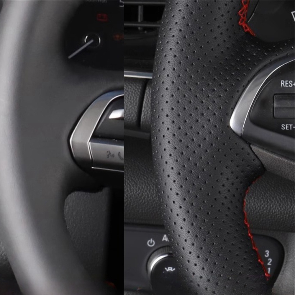 Hand Sewing Anti-Slip Car Stee - Car Steering Wheel Cover Anti Slip Breathable 评论和价格