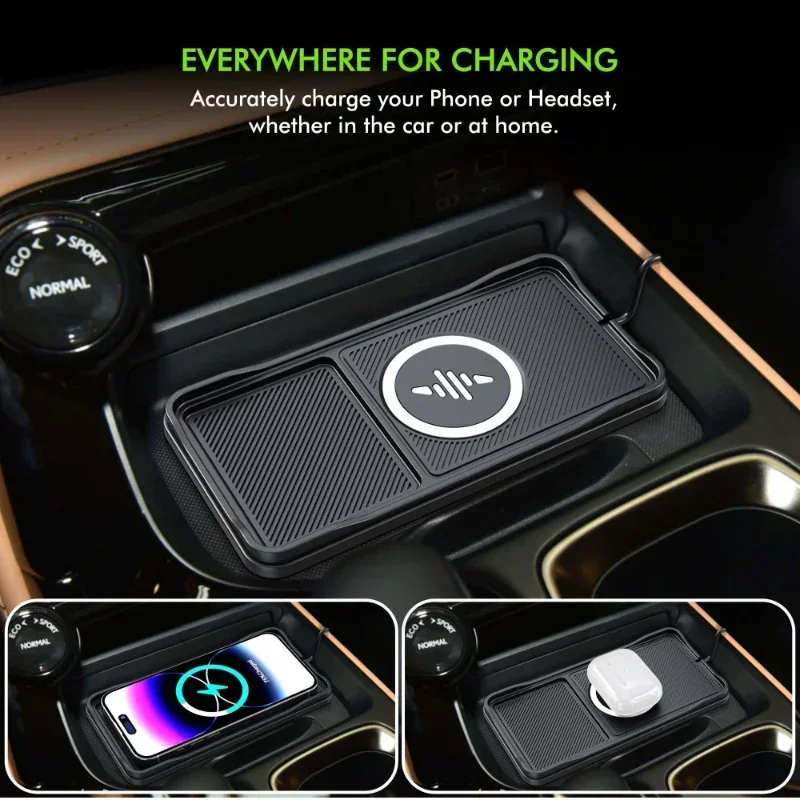 Car Wireless Charger Pad Base  - Wireless Car Charger Mount Fast Charging 评论和价格