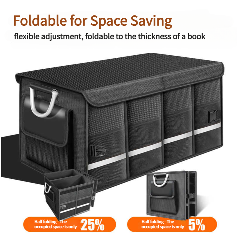Heavy-Duty 72L Trunk Organizer - Car Trunk Organizer Foldable Storage Box 评论和价格