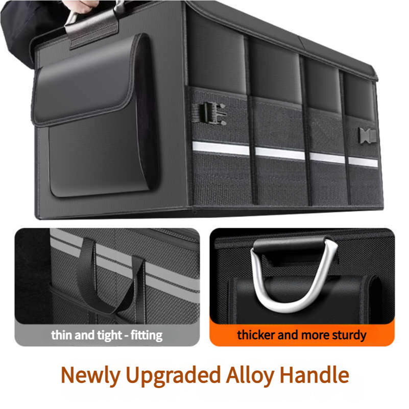 Heavy-Duty 72L Trunk Organizer - Car Trunk Organizer Foldable Storage Box 评论和价格